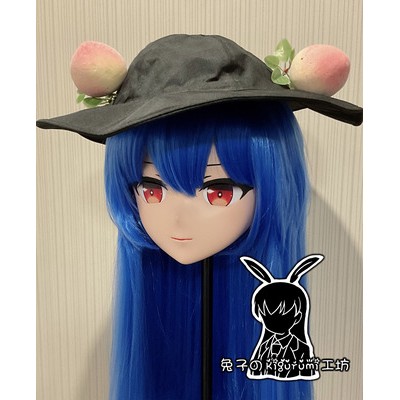 (RB336)Customize Full Head Quality Handmade Female/Girl Resin Japanese Anime Cartoon Character Kig Cosplay Kigurumi Mask